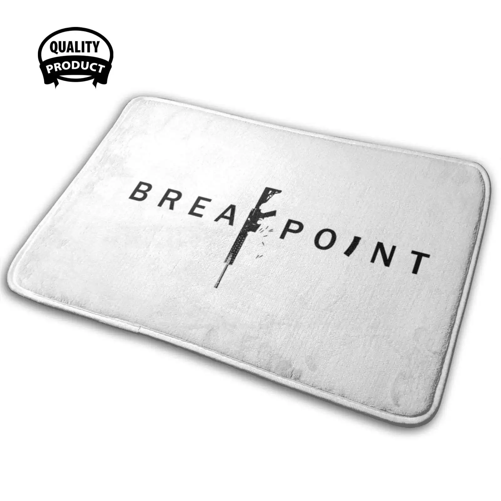 Tom Clancy'S Ghost Recon Breakpoint : Black Assault Rifle ( Logo ) 3D Articoli Per La Casa Mat Tappeto Tappeto Cuscino Breakpoint Gaming