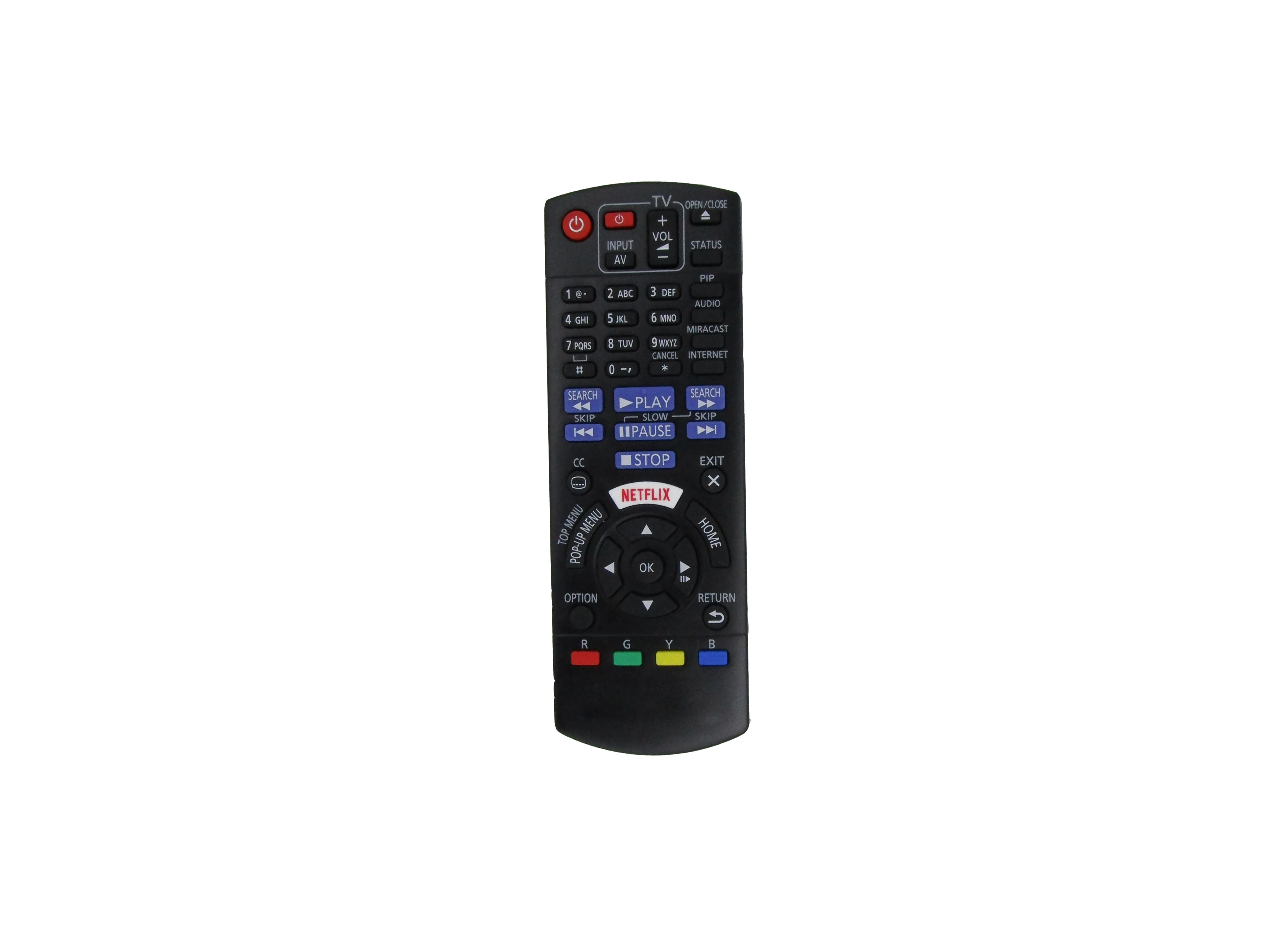 Telecomando Per Panasonic N2Qayb001167 Dmp-Ub200 N2Qayb001206 Dp-Ub820K Dp-Ub824 Dp-Ub820-K Ultra Hd Blu-Ray Lettore Di Dischi