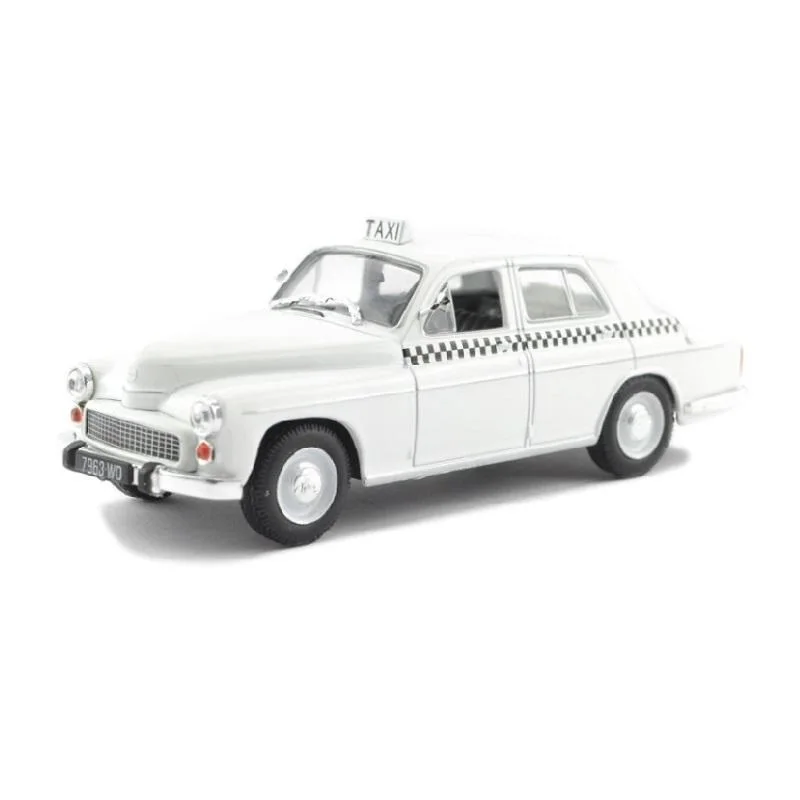 Deagostini, Warszawa 203 Taxi, Scala 1:43, Miniatura Diecast Da Collezione, Collezione Di Automobili Mitiche Polacche #18 Kultowe Auta Prl-U, Realizza