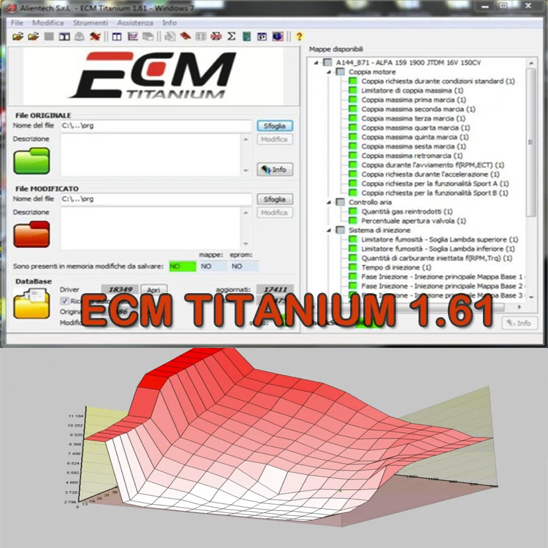 Vendita Calda Ecm Titanium 1.61 Con Driver 18259 + Ecm 26000 Driver Ecm Titanium 1.61 Software