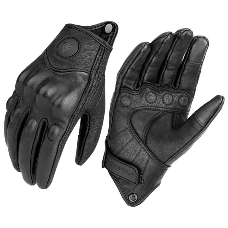 Guanti Moto Uomo Donna Moto Pelle Carbonio Ciclismo Guanti Invernali Moto Motorcross Atv Guanti Motore
