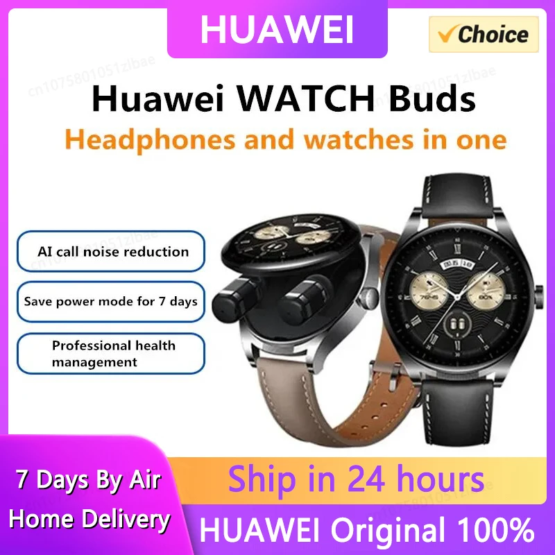 Nuovo Huawei Watch Buds Cuffie Guarda Due In Uno Smart Watch Huawei Headphones Watch Ai Noise Reduction Call