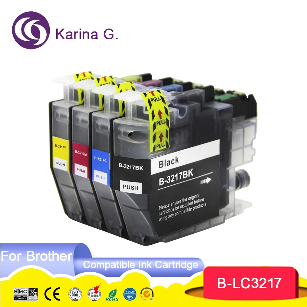 Cartuccia D'Inchiostro Compatibile Per Brother Lc3217 Per Brother Mfc-J5330Dw/Mfc-J5335Dw/Mfc-J5730Dw/Mfc-J5930Dw/Mfc-J6530Dw/Mfc-J6930Dw