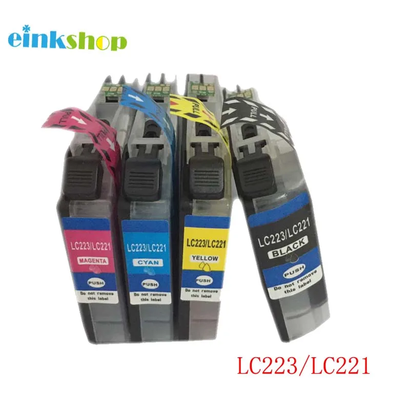 Einkshop Lc223 Lc221 Cartuccia Di Inchiostro Compatibile Per Brtoher Dcp-J562Dw/J4120Dw/Mfc-J480Dw/J680Dw/J880Dw/J4620Dw/ J5720Dw/J5320Dw