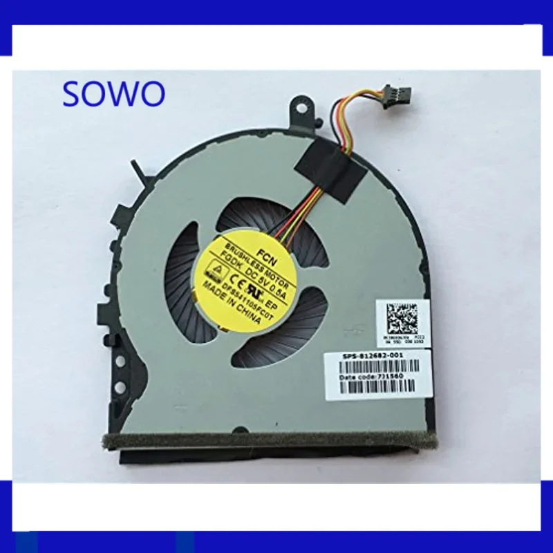 Ventola Di Raffreddamento Cpu Per Hp Envy M6-P100 M6-P000 M6-P113Dx M6-P114Dx M6-P013Dx M6-P014Dx M6-Ae M6-Ae151Dx 15T-Ae Sps 812682-001