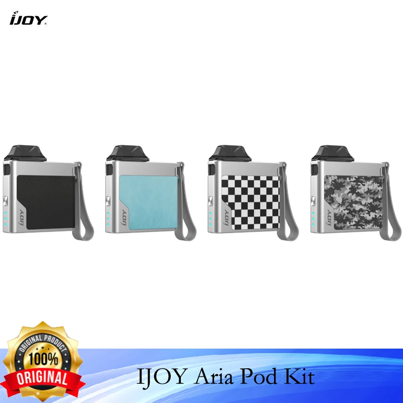 Ijoy Aria Pod Kit 900Mah Batteria 3Ml Ijoy Aria 0.6Ohm 1.0Ohm Mesh Pod Vape Electronic Narghilè Box Mod 3 Modalità Di Uscita