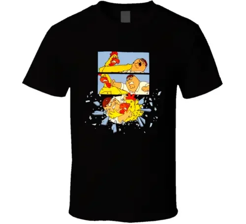 Peter Grip Vs Giant Chicken Rematch T Shirt Cotton S To 4Xl Vn1735 Maniche Lunghe O Corte