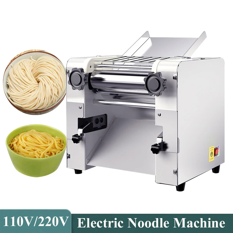 Macchina Per Pasta Elettrica Rullo Per Pasta In Acciaio Inossidabile Desktop Commerciale Impastatrice Per Pasta Macchina Per Pasta 2200W