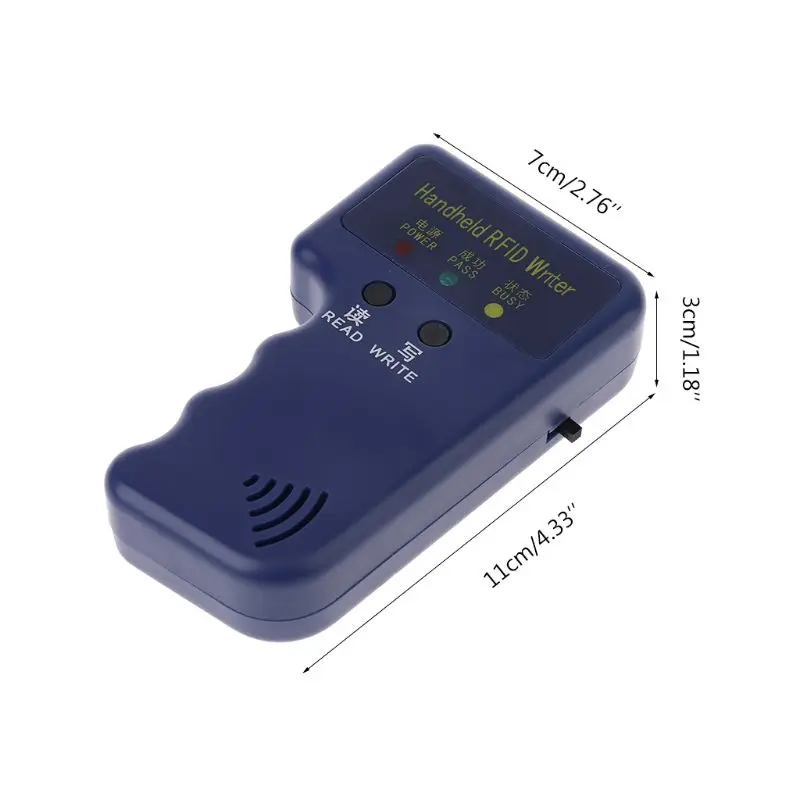 Aggiornato 125Khz Rfid Reader Writer Rfid Writer Palmare Rfid Writer Copier Duplicator Supporta Em4100 / Drop Shipping
