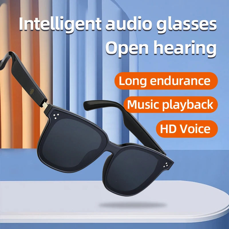 Mz05 Smart Bluetooth Audio Occhiali Da Sole Ai Intelligent Smart Glasses Cuffie Bluetooth Senza Fili Riduzione Del Rumore Del Microfono