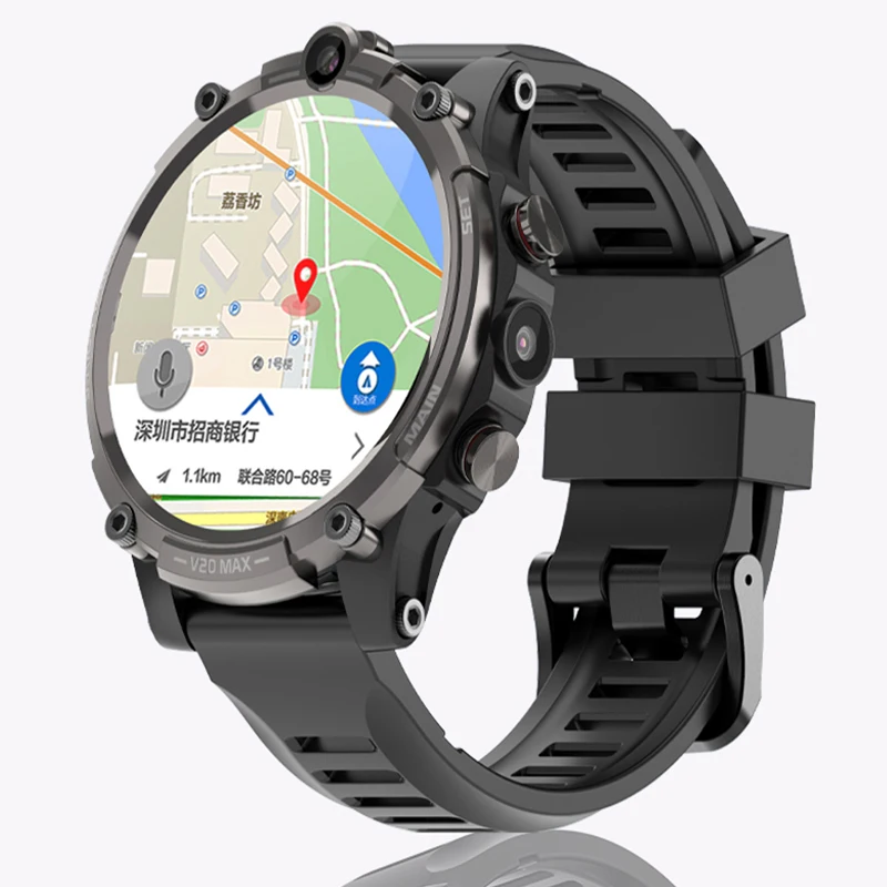 4G Lte Videochiamata Uomo Donna Smart Watch 4G 128G Chiamata Indipendente Telefono Doppia Fotocamera Gps Android Smart Watch Per Ios Huawei Xiaomi