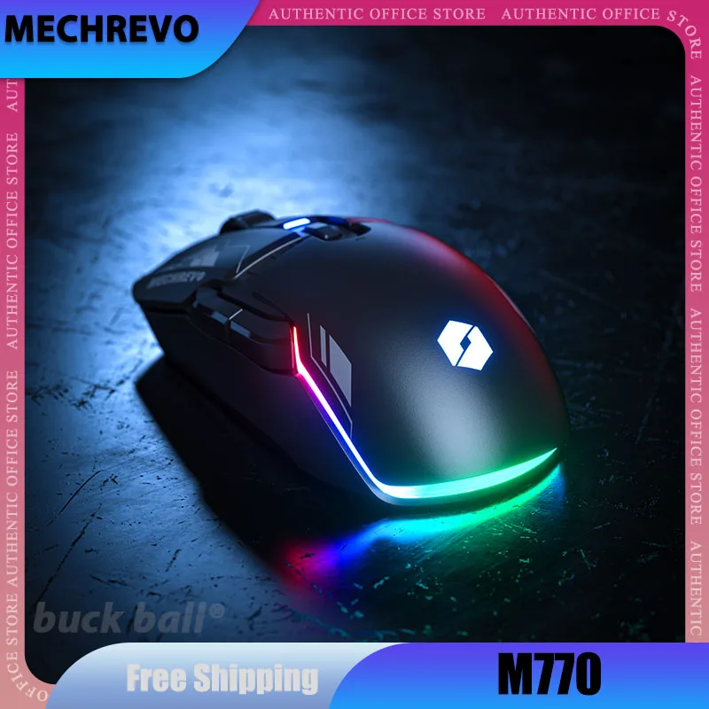 Mehr Evo M770 Gamer Mouse Usb 2.4G Mouse Wireless Rgb Retroilluminato Leggero 26000Dpi Mouse Regolabile Per Mac/Win Mouse Boy Gifts