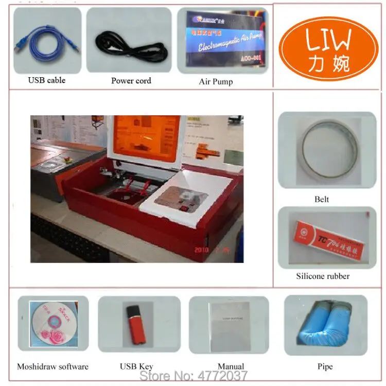 Co2 Incisione Laser Macchina Di Taglio Incisore 40W, Dc Piccolo K40 Incisore Laser Prezzo
