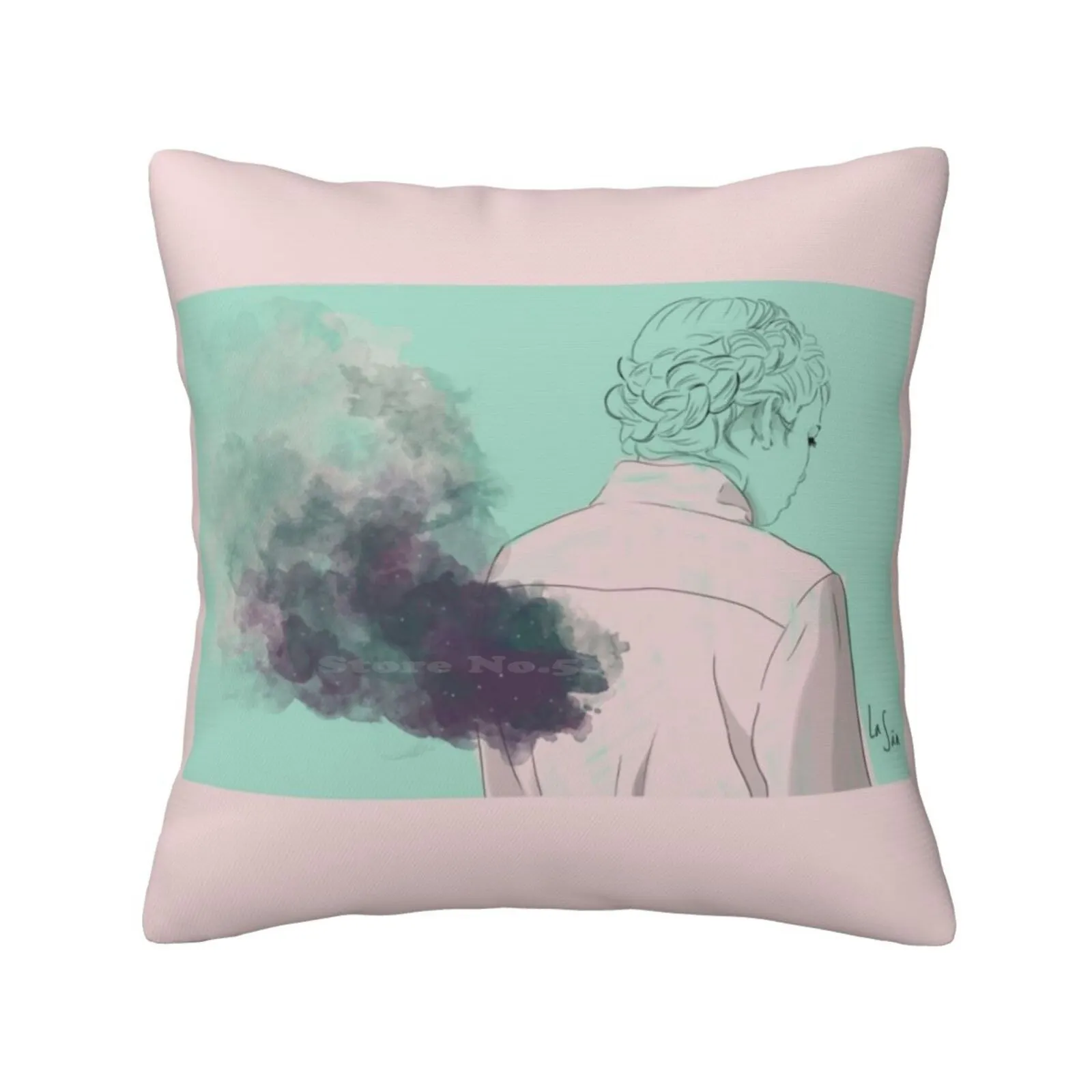 Martian 4 Home Sofa Car Cushion Cover Federa Me Stesso Sky Estrellas Martiant Marciana Universe Universal Creative Dibujo