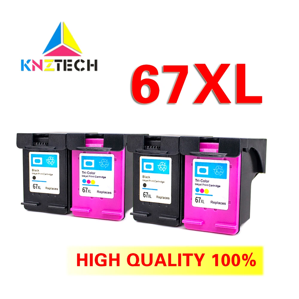 Cartuccia D'Inchiostro 67Xl Compatibile Per Hp 67 Per Stampante Hp 67 Envy Pro 6400 Series Deskjet 1200