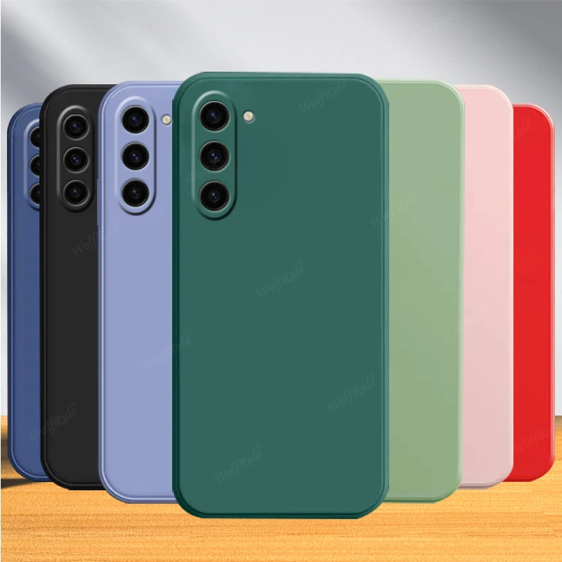 Per Samsung A15 Custodia Cover Samsung Galaxy A15 Capas Paraurti Posteriore Del Telefono Silicone Liquido Originale Soft Tpu Fundas Samsung A15 A 15