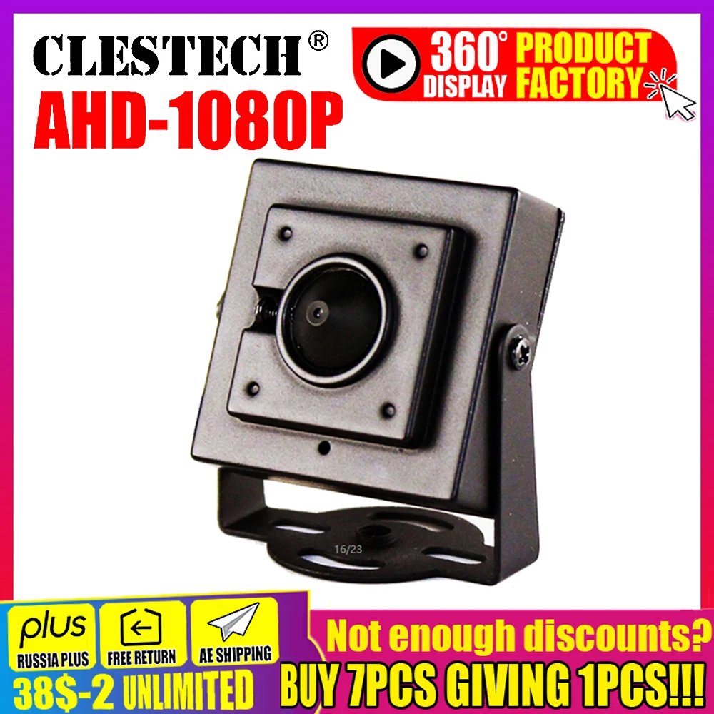 Fotocamera Ahd Molto Mini Sony Imx-323 1080P 1080P 720P 2Mp Obiettivo A Cono In Metallo Da 3.7Mm Prodotti Di Sorveglianza Super Piccoli Cam Hanno Staf