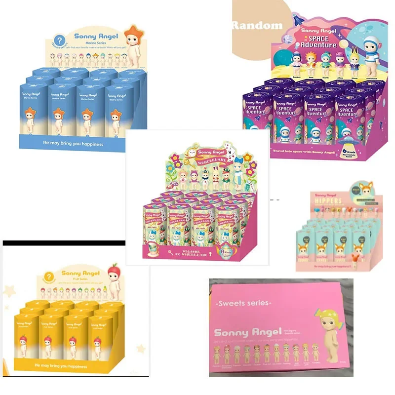 Edizione Limitata Sonny Angel Blind Box A Set Marine Space Adventure Sdraiato Hippers Insect World Series Animali Strani Decora
