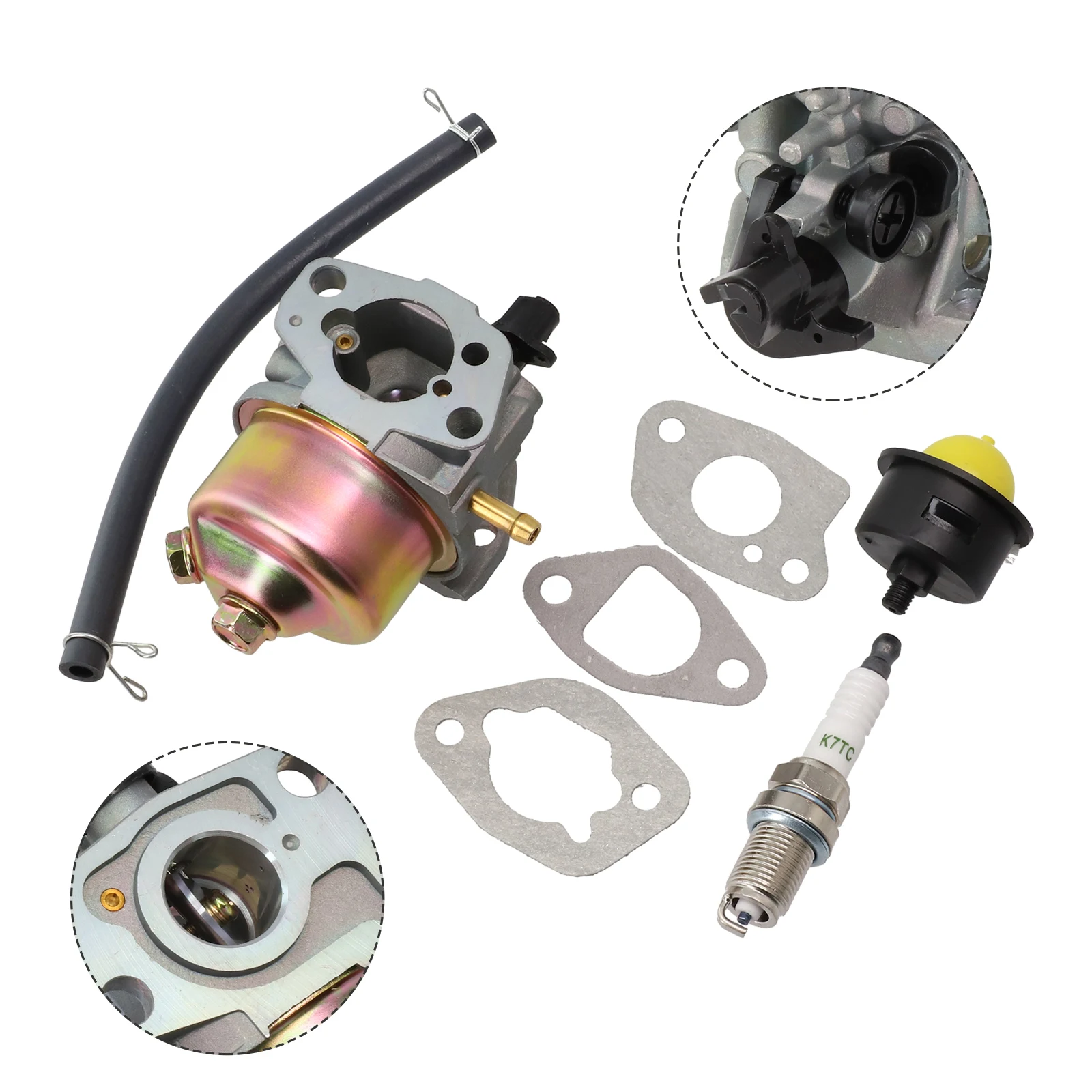 Set Di Accessori Per Candele Per Guarnizioni Carburatore Per Parti Di Tosaerba Einhell Gc-Pm 46/1 S Gc-Pm 51/2 S Hw Hbm 46 R