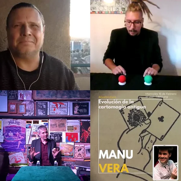 Masterclass Lectue By Juan Esteban Varela ，By Gabriel Gascon  ， By Ignacio Lopez  ，By Manu Vera  Magic Tricks