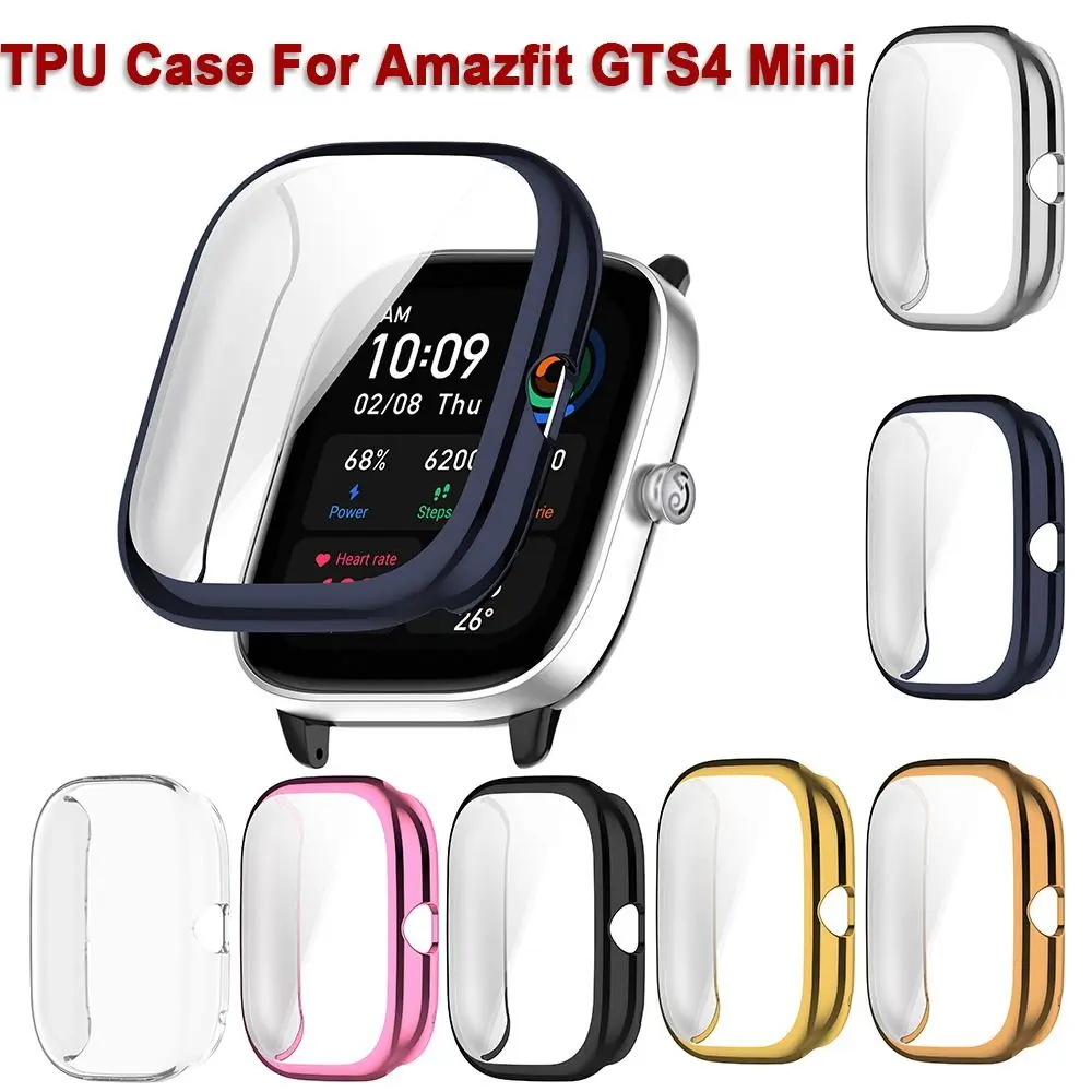 Per Amazfit Gts4 Mini Custodia Custodia Protettiva A Copertura Totale Per Amazfit Gts4 Mini Screen Protector Placcatura Tpu Cover Protettiva