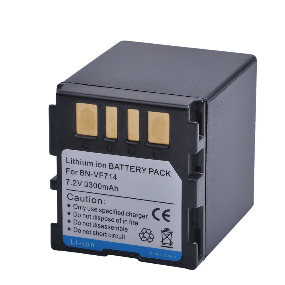Batteria 3300Mah Bn-Vf714 Bn Vf14 Per Jvc Bn-Vf707 Vf707U Vf714U Bn-Vf733 Vf733U Gr-D250 Gr-D270 Gr-D239 Gr-D240 Gr-D245 Gr-D247