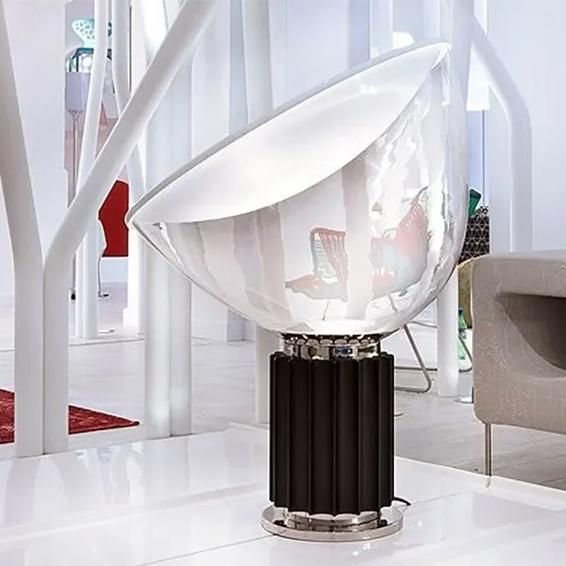 Lampada Da Tavolo Taccia Lampada Da Tavolo Di Design Italiano Scandinavo Iving Room Kitchen Island Lighting Lampada Da Tavolo In Vetro Industriale