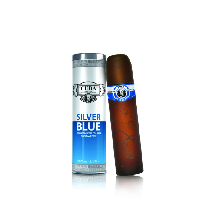 Cuba Paris Silver Blue Eau De Toilette Spray 100Ml