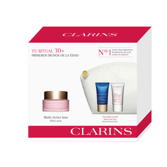 Clarins Multi Active Jour Pelle Secca 50Ml Set 4 Parti 2018