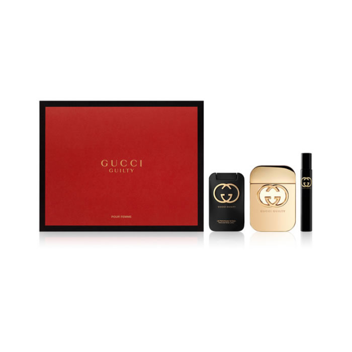 Gucci Guilty Eau De Toilette Spray 75Ml Set 3 Parti 2018