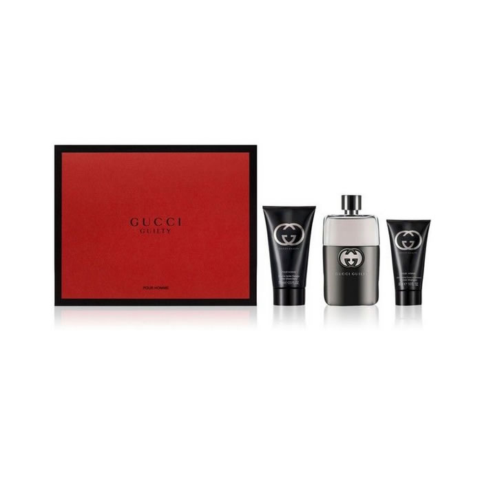 Gucci Guilty Pour Homme Eau De Toilette Spray 90Ml Set 3 Parti 2018