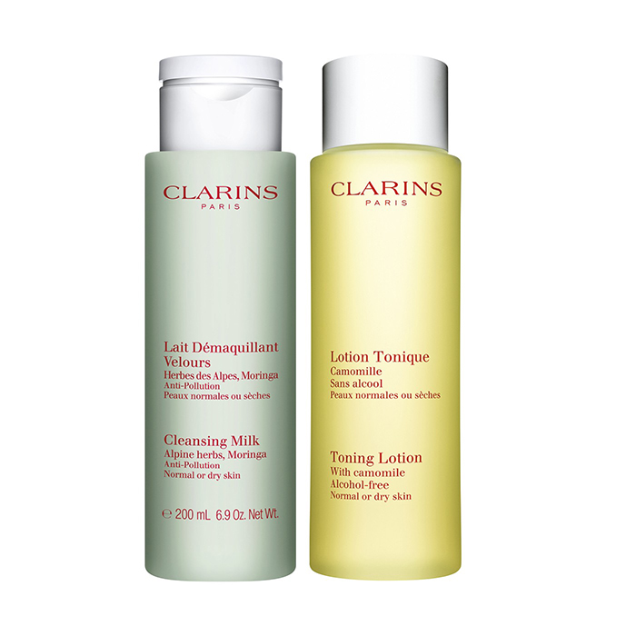 Clarins Lait Demaquillant Velours Peaux Normales Ou Sèches 200Ml Set 2 Parti 2018