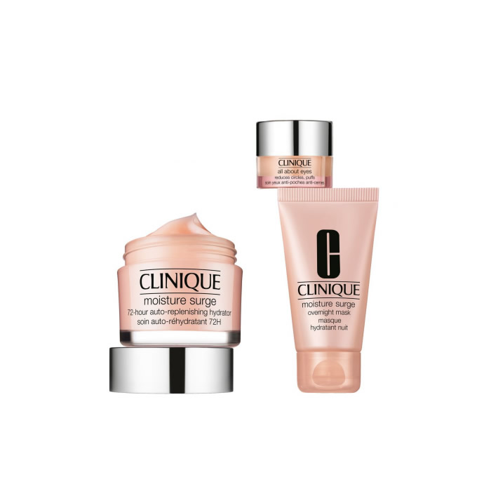 Clinique Moisture Surge 72 Hour Auto Replenishing Hydrator 50Ml Set 3 Parti 2018
