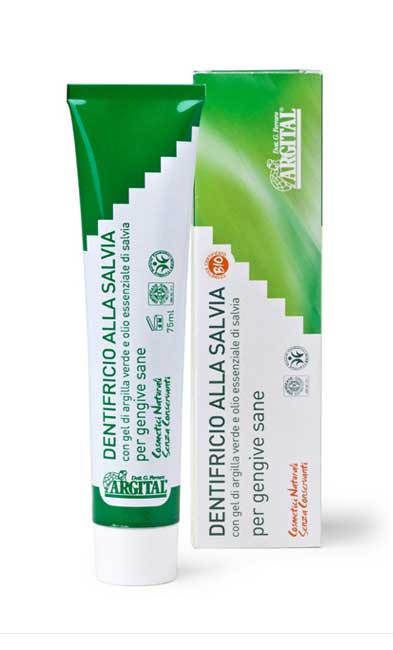 Argital Dentifricio Alla Salvia Per I Denti 75G