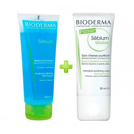 Bioderma Kit Sebium Glob+Sebium Gel Moussan