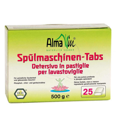 Almawin Detersivo In Pastiglie Per Lavastoviglie 25 Pastiglie