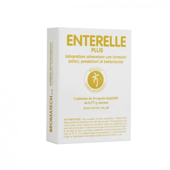 Enterelle Plus Bromatech Integratore Alimentare 24 Capsule