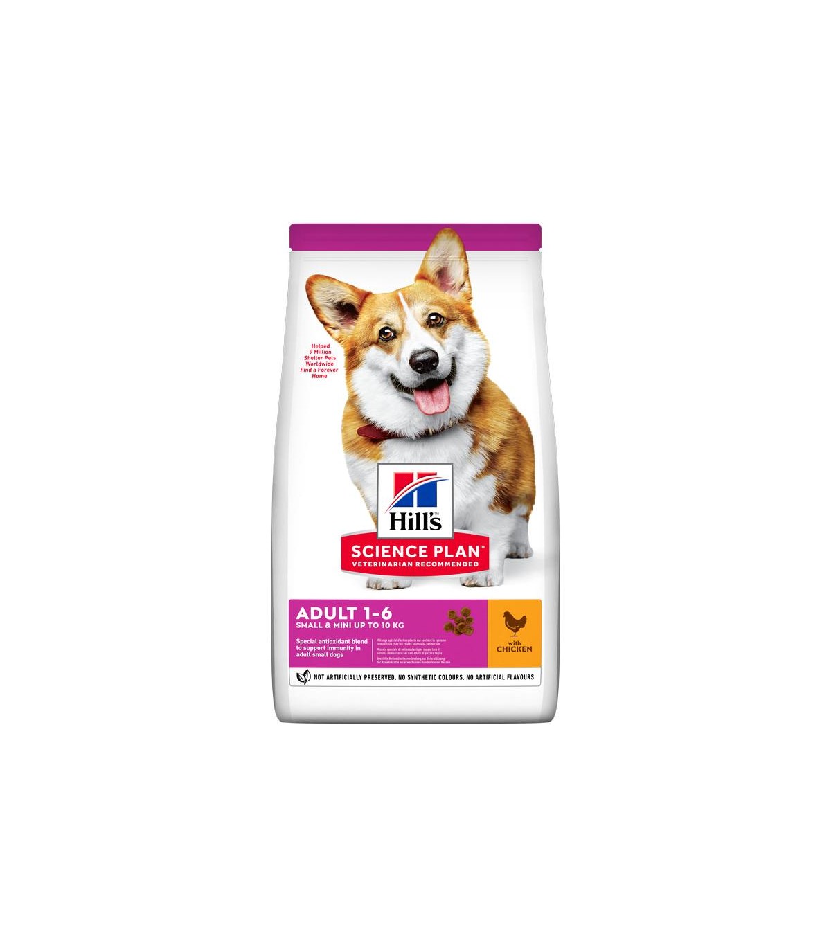 Science Plan Small & Mini Adult Con Pollo Hill&#39;S Pet Nutrition 1,5Kg