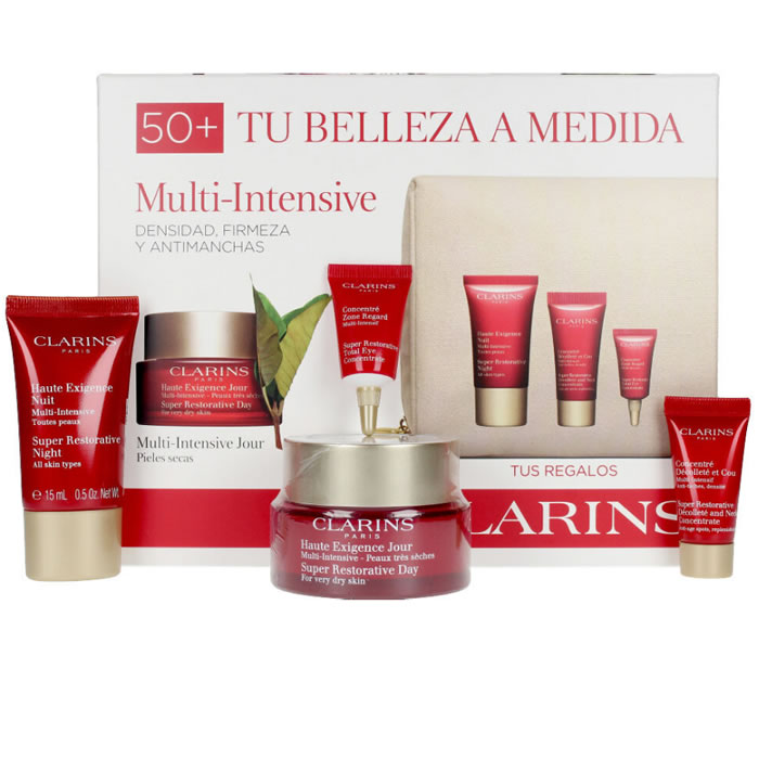 Clarins Multi-Intensive Crema Antietà Giorno Multi Intensiva Pelle Molto Secca 50Ml Set 5 Parti 2020