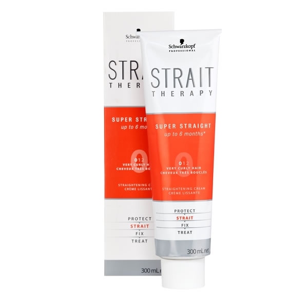 Schwarzkopf Strait Styling Therapy Straightening Cream Very Curly Hair