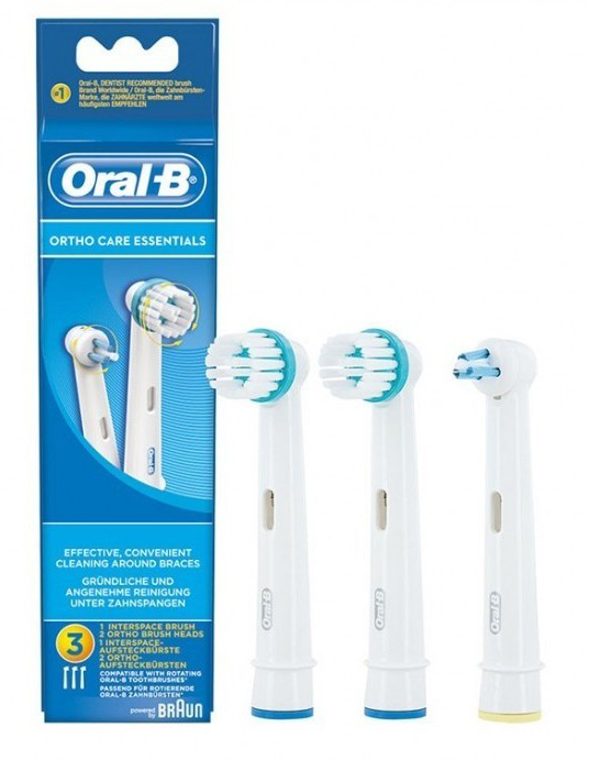 Oral-B(R) Ortho Care Essentials - Testine Di Ricambio 3 Pezzi