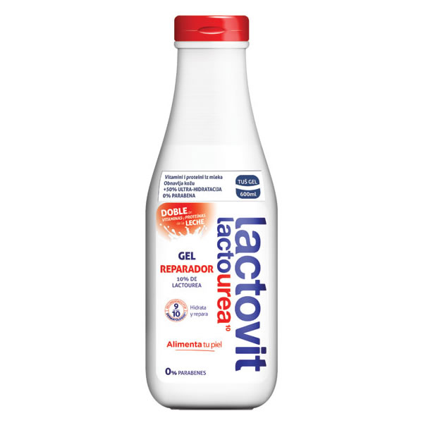 Lactovit Lactourea Restorative Shower Gel 600Ml