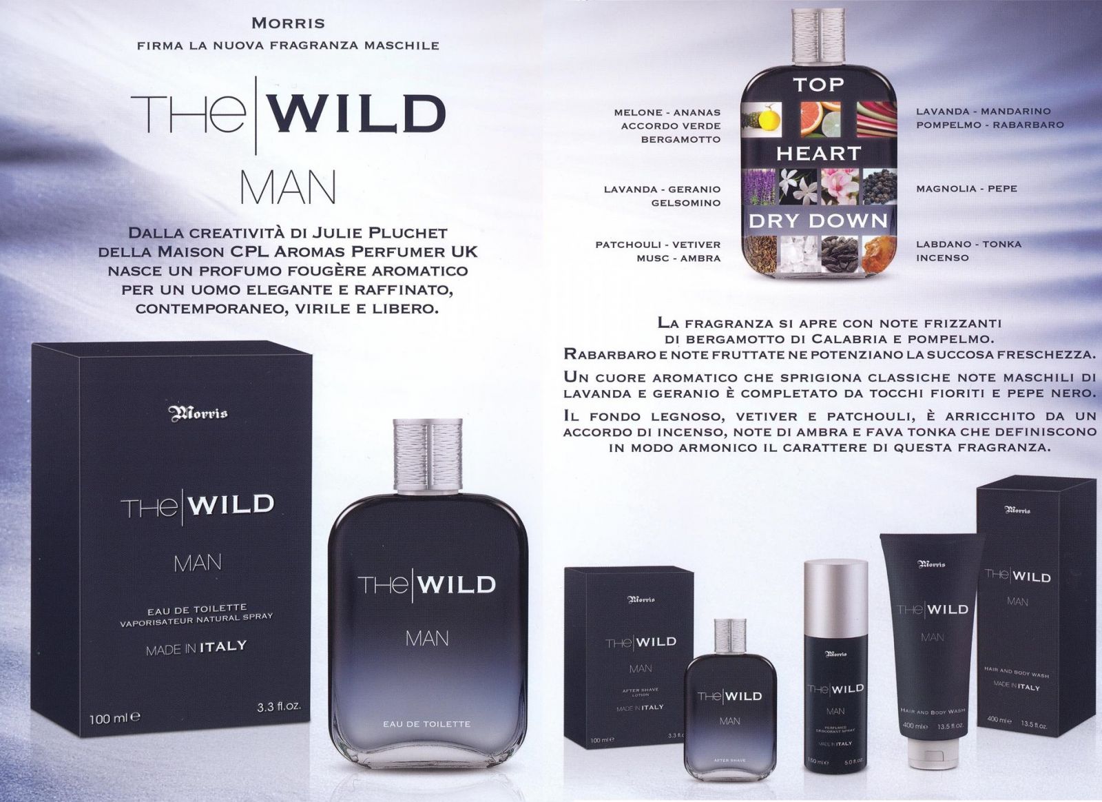 Morris Impianto Profumo Uomo The Wild Man