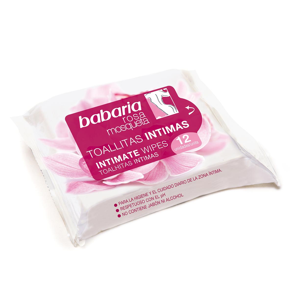 Babaria Rosa Mosqueta Salviettine Intime 12Units
