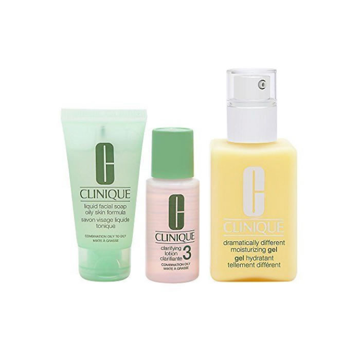 Clinique 3-Step Skin Care Introduction Kit Set 3 Parti 2018