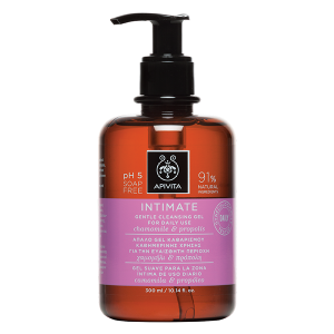 Apivita Gentle Foam Cleanser For The Intimate Area Protects From Dryness 200Ml