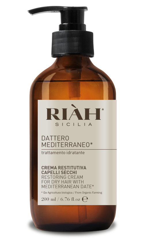 Dattero Mediterraneo Crema Restitutiva Capelli Secchi Riah 200Ml