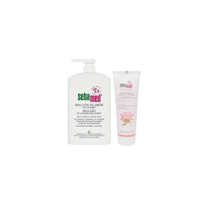 Sebamed Emulsion Without Soap 1000Ml + Shower Gel 250Ml Set 2 Pieces