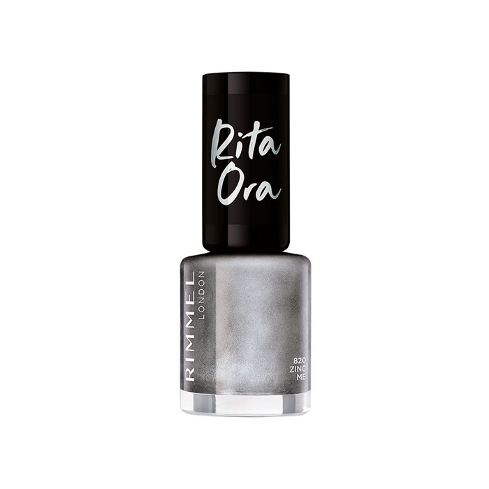 Rimmel London 60 Seconds Metallics Nail Polish 820 Zinc Me 8Ml