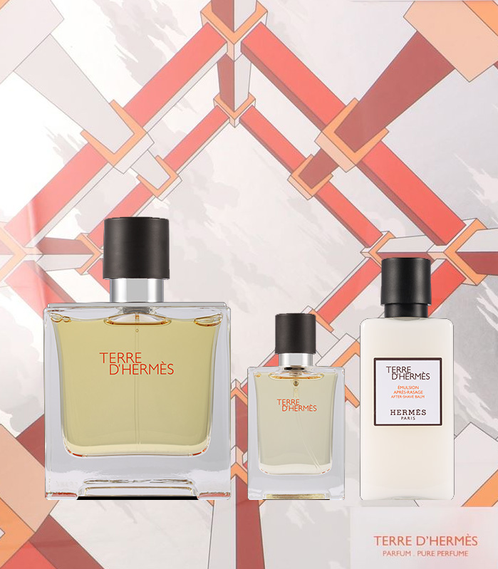 *Hermes Terre Parfum Kit Ep75+As+Mi